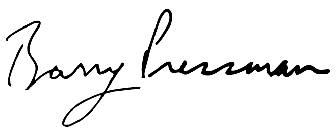 Barry's signature